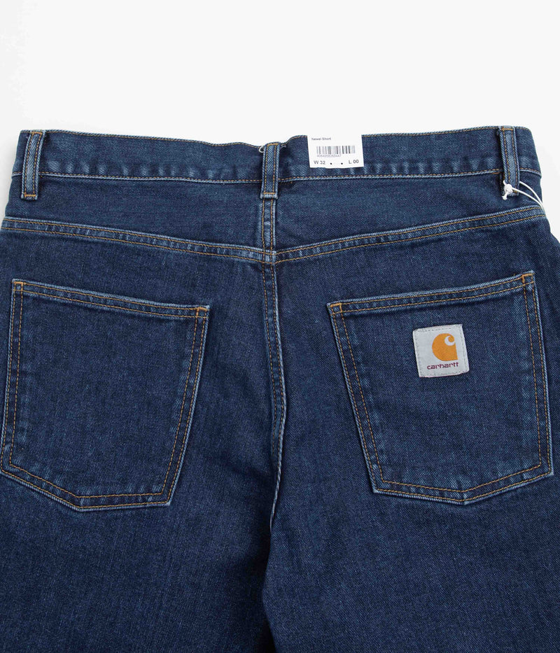 Carhartt Newel Shorts in Blue Stone Washed