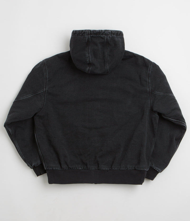 Carhartt OG Active Jacket in Black Stone Washed