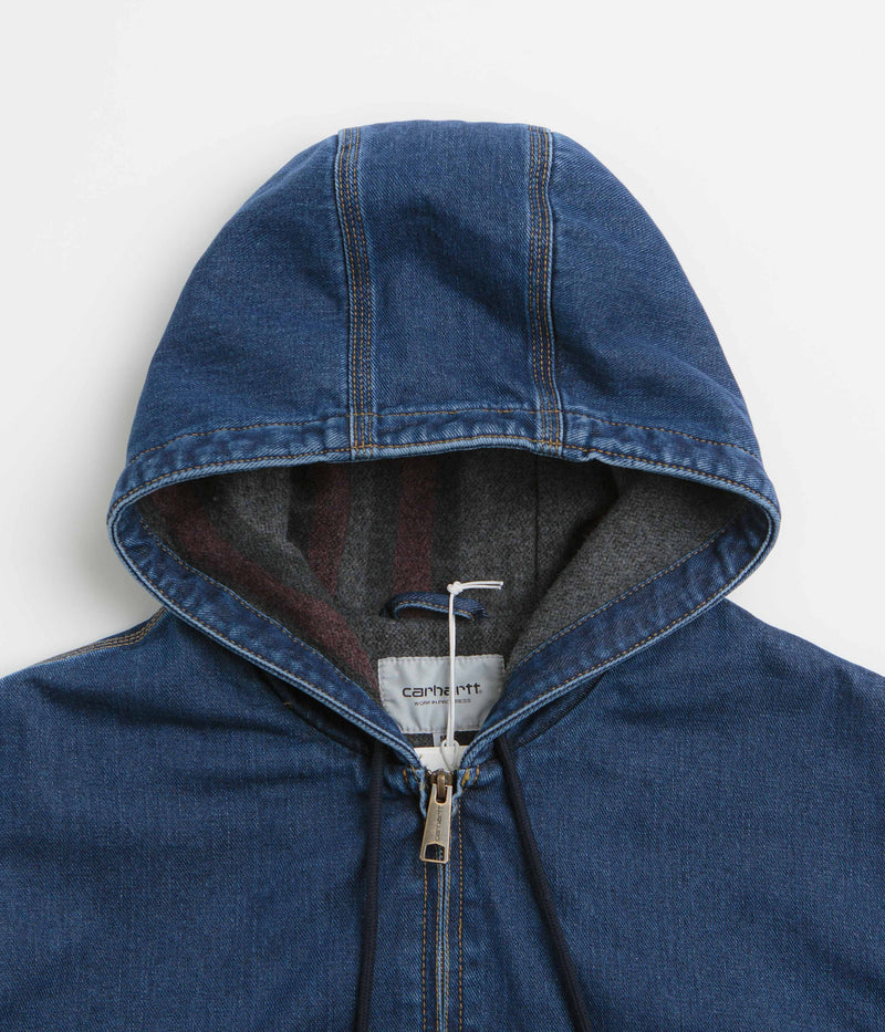 Carhartt OG Active Jacket in Blue Stone Washed