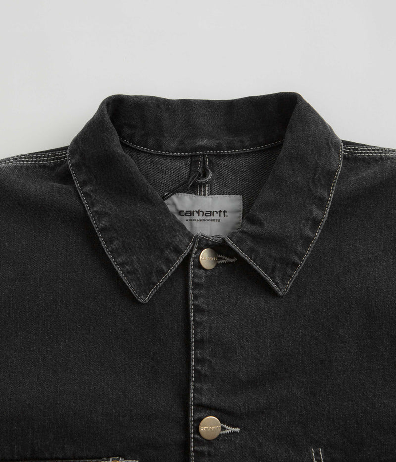 Carhartt OG Chore Coat in Heavy Stone Washed Black