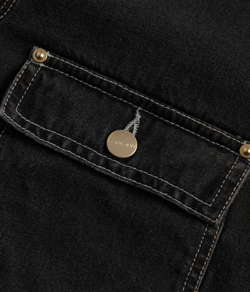 Carhartt OG Chore Coat in Heavy Stone Washed Black