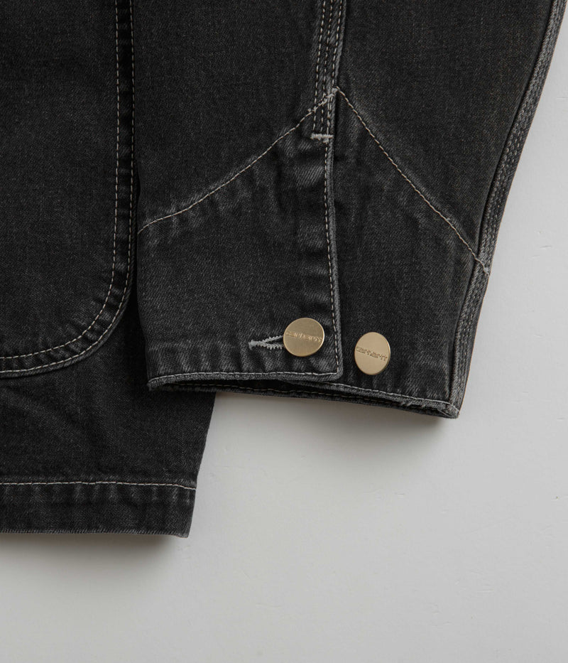 Carhartt OG Chore Coat in Heavy Stone Washed Black