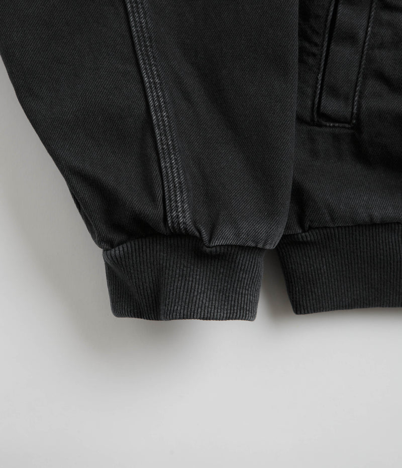 Carhartt OG Santa Fe Bomber Jacket in Stone Dyed Black