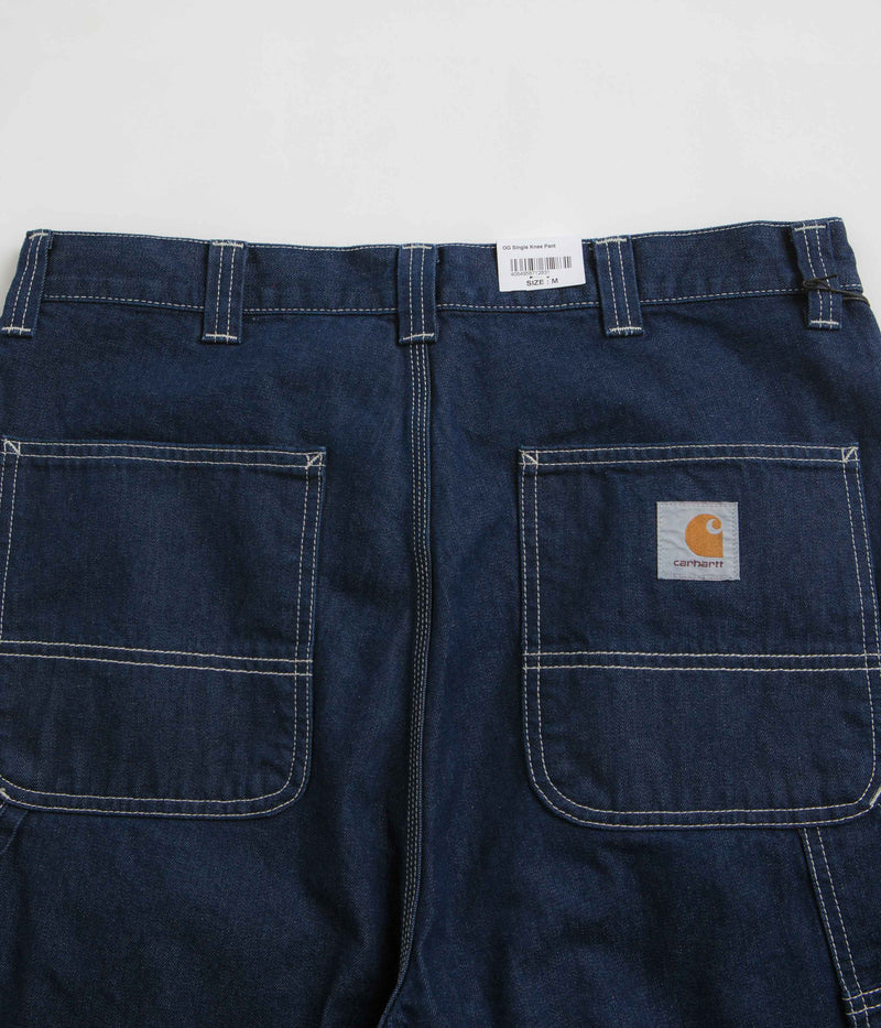 Carhartt OG Single Knee Denim Pants in One Wash Blue