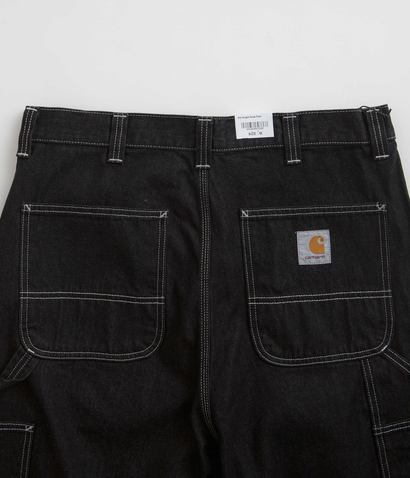 Carhartt OG Single Knee Pants in One Wash Black