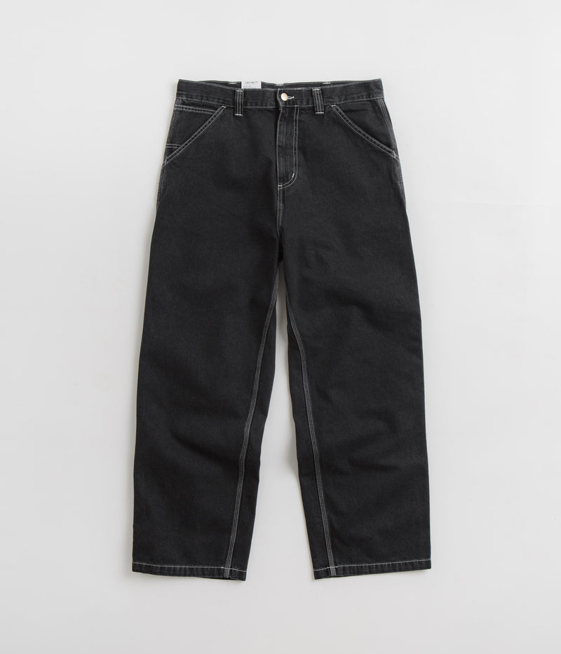 Carhartt OG Single Knee Pants in Stone Washed Black