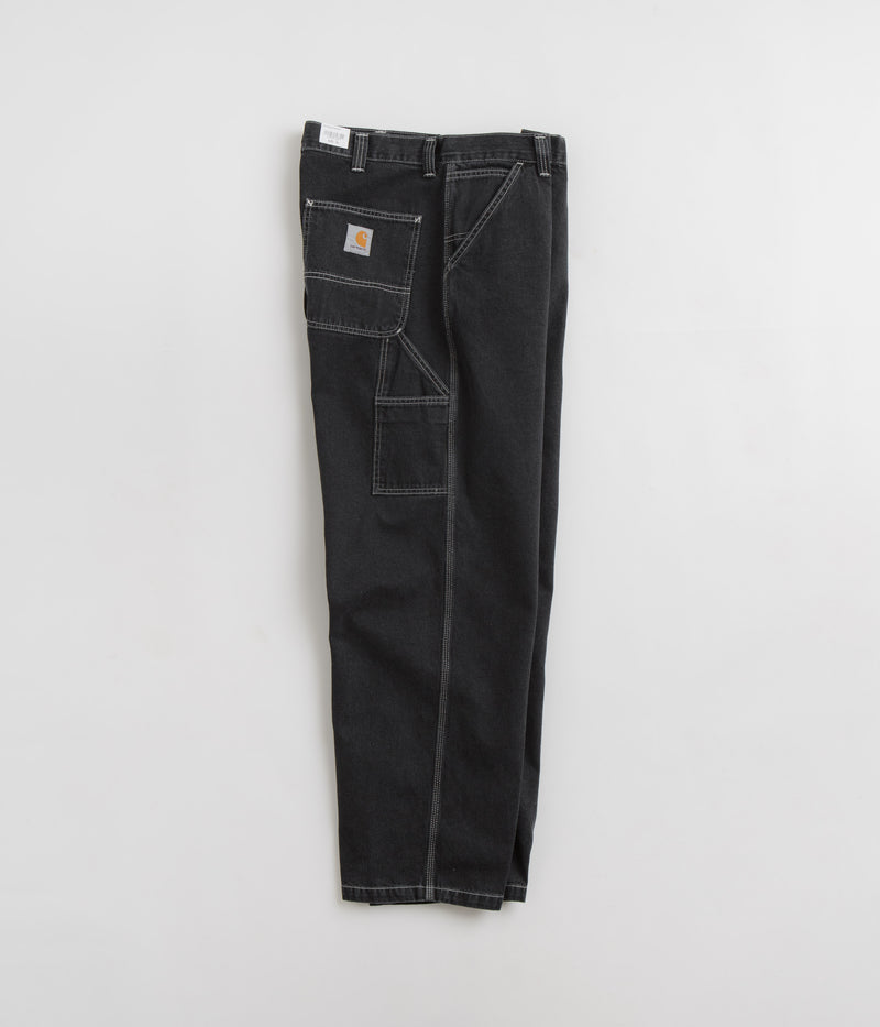 Carhartt OG Single Knee Pants in Stone Washed Black