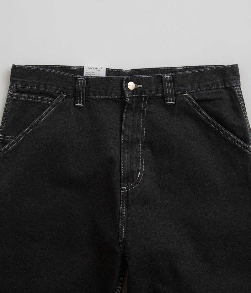 Carhartt OG Single Knee Pants in Stone Washed Black