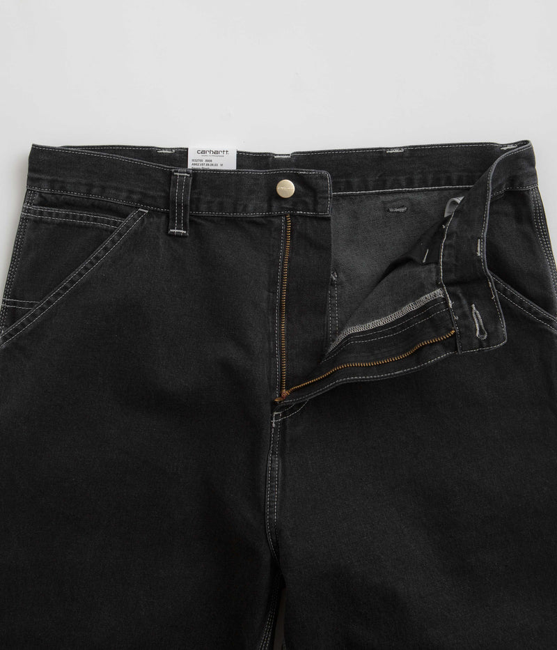 Carhartt OG Single Knee Pants in Stone Washed Black
