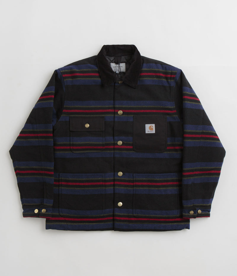 Carhartt Oregon Jacket in Starco Stripe and Black