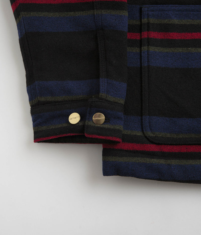 Carhartt Oregon Jacket in Starco Stripe and Black