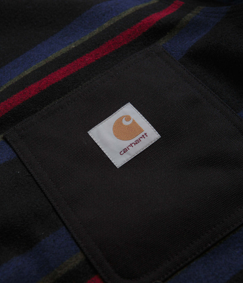 Carhartt Oregon Jacket in Starco Stripe and Black