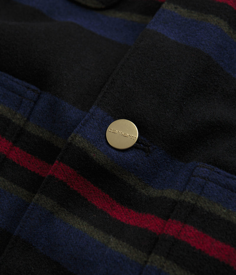 Carhartt Oregon Jacket in Starco Stripe and Black