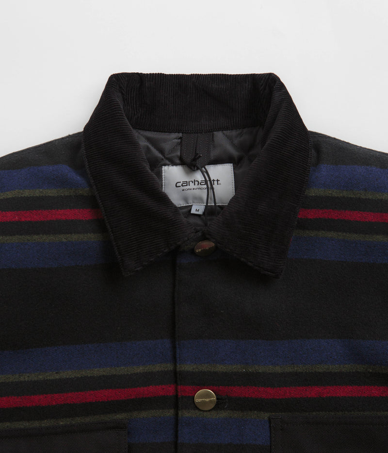 Carhartt Oregon Jacket in Starco Stripe and Black