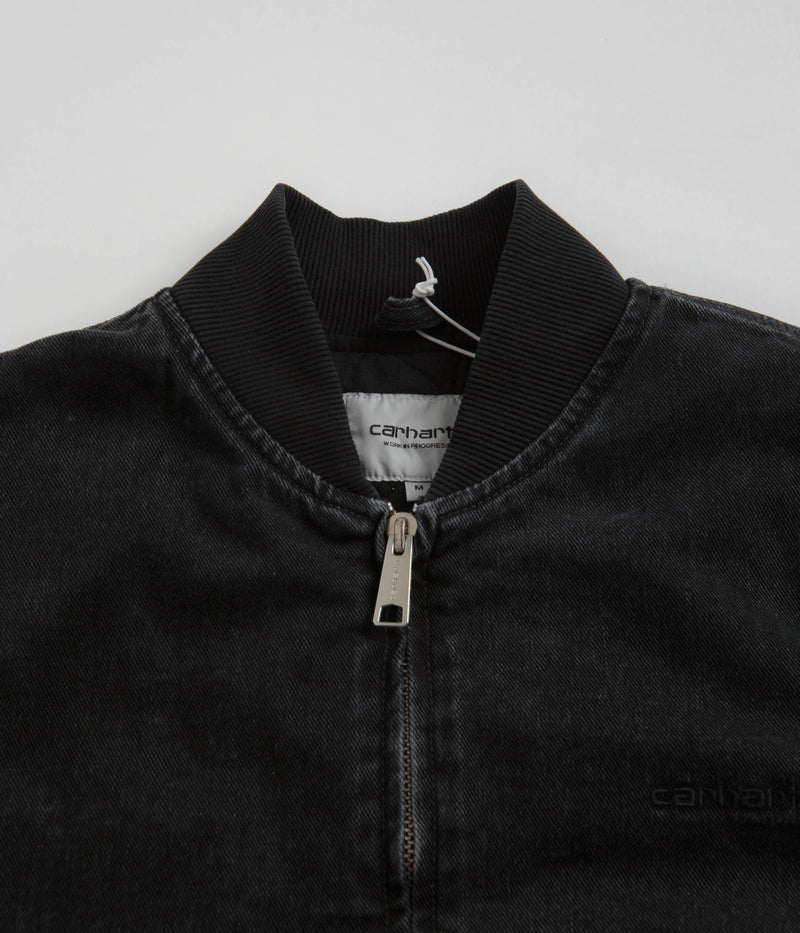 Carhartt Paxon Bomber Jacket in Black and Black
