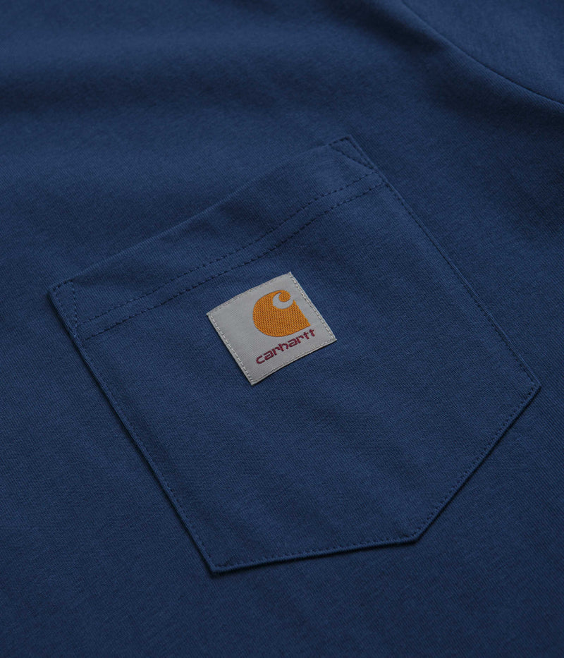 Carhartt Pocket T-Shirt in Elder and White
