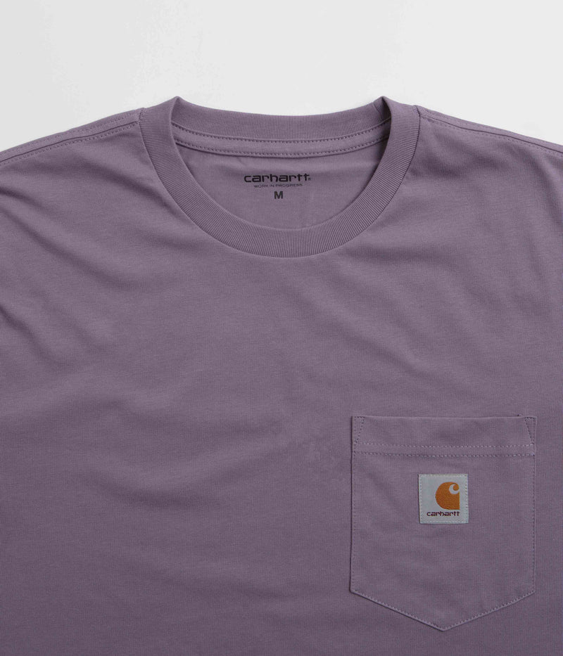 Carhartt Pocket T-Shirt in Glassy Purple