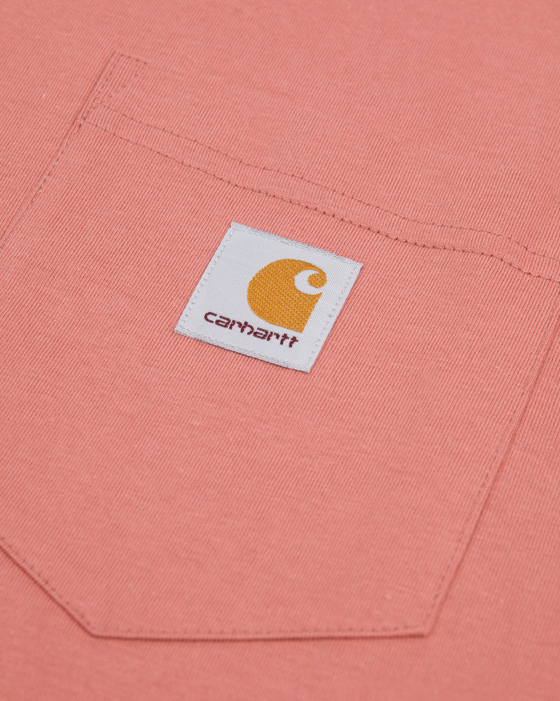Carhartt Pocket T-Shirt in Misty Blush