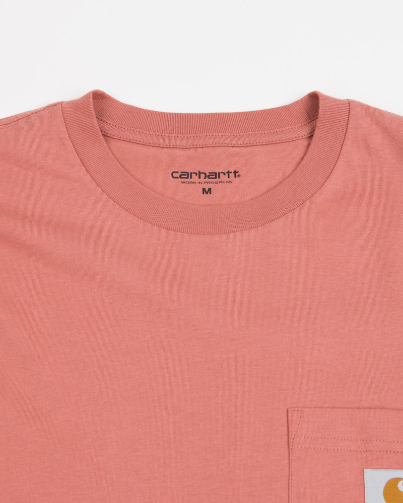 Carhartt Pocket T-Shirt in Misty Blush