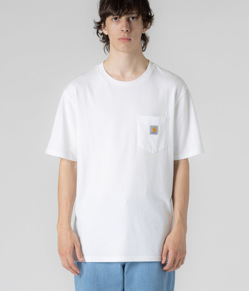 Carhartt Pocket T-Shirt in White