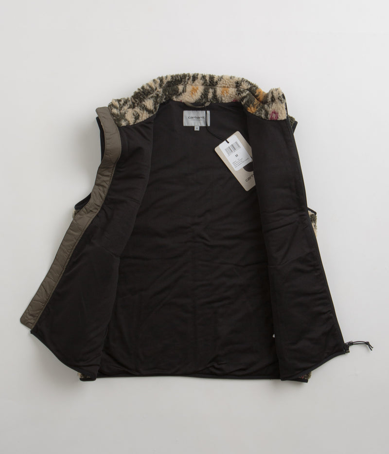 Carhartt Prentis Liner Vest in Baru Jacquard and Wall / Cypress
