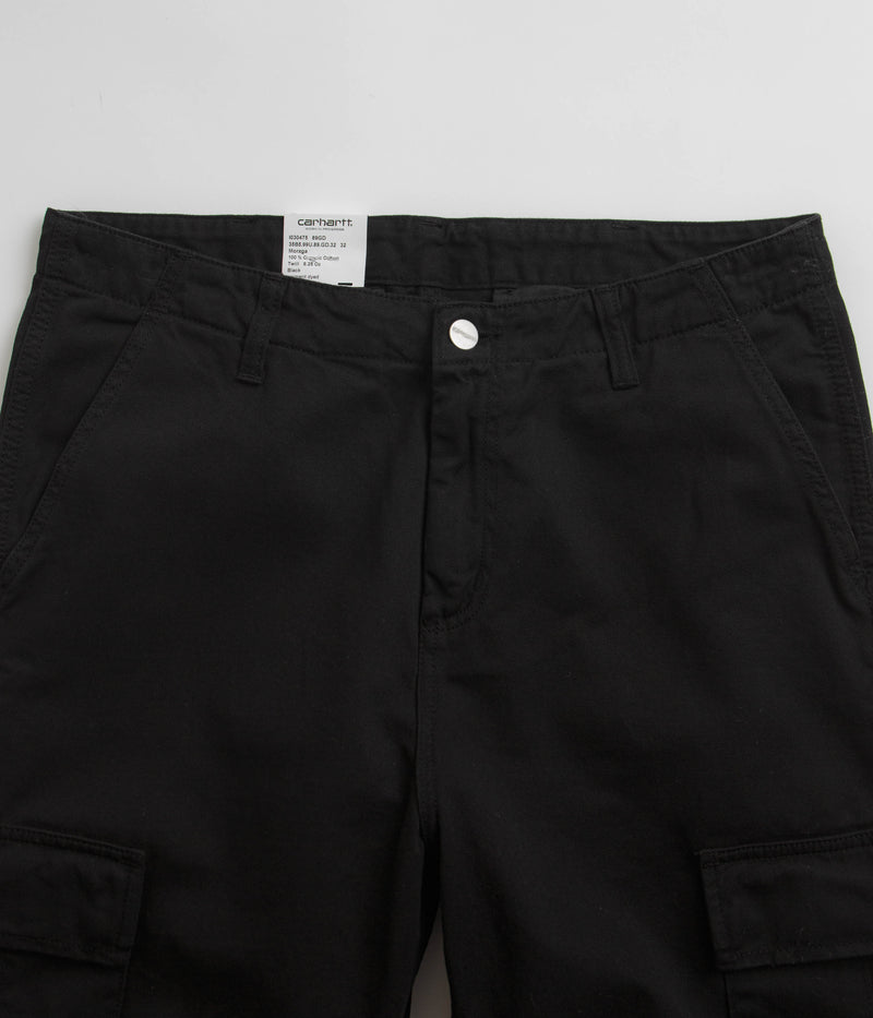 Carhartt Regular Cargo Pants in Dyed Black