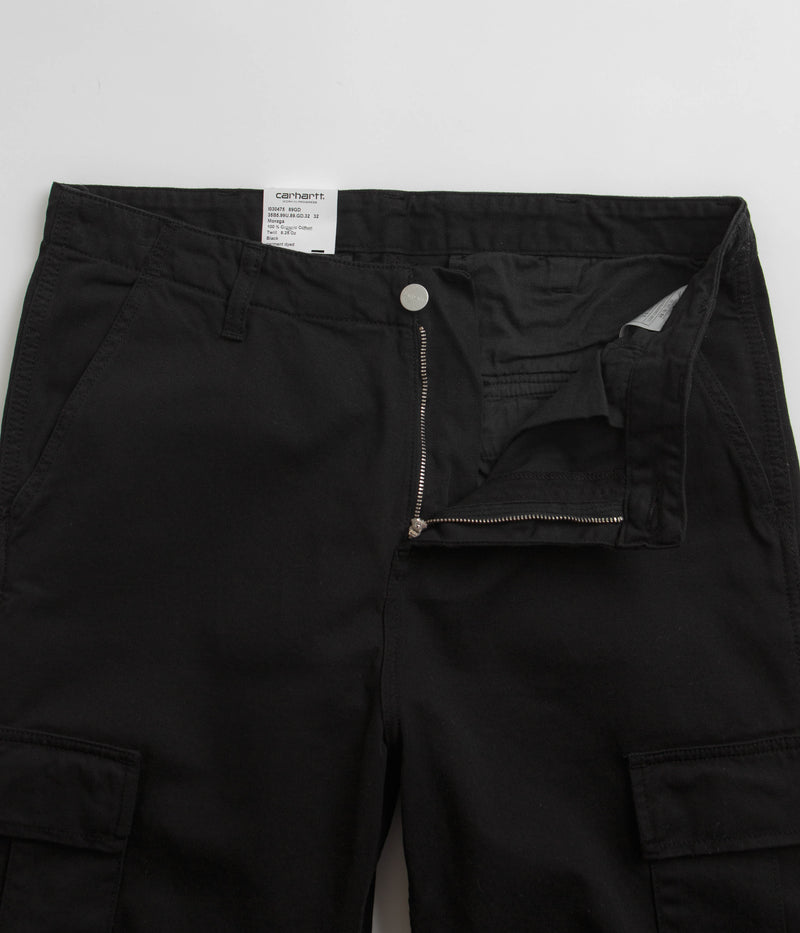 Carhartt Regular Cargo Pants in Dyed Black