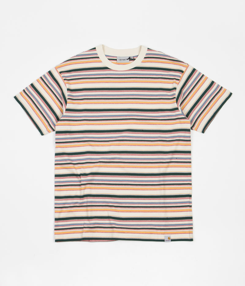 Carhartt Riggs T-Shirt in Riggs Stripe and Natural