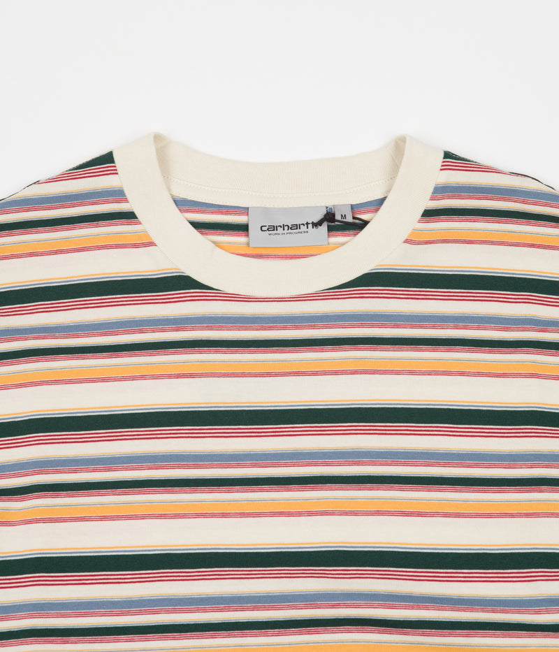 Carhartt Riggs T-Shirt in Riggs Stripe and Natural
