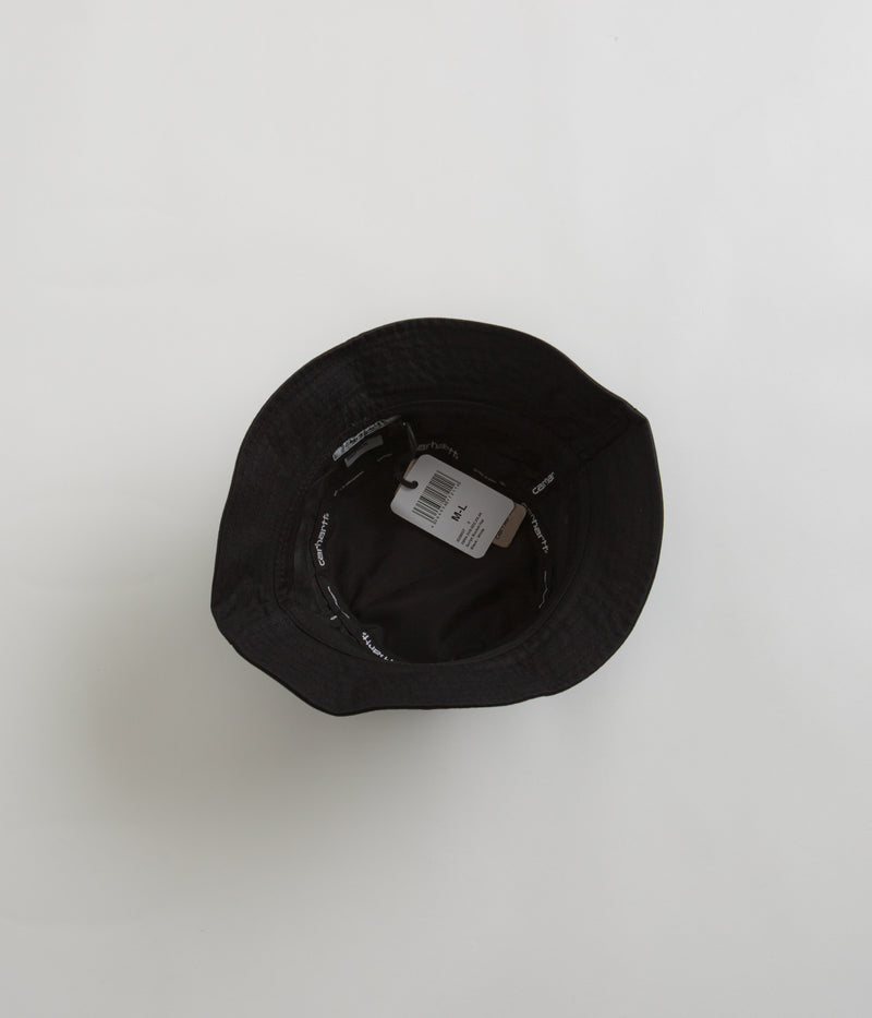 Carhartt Script Bucket Hat in Black and White