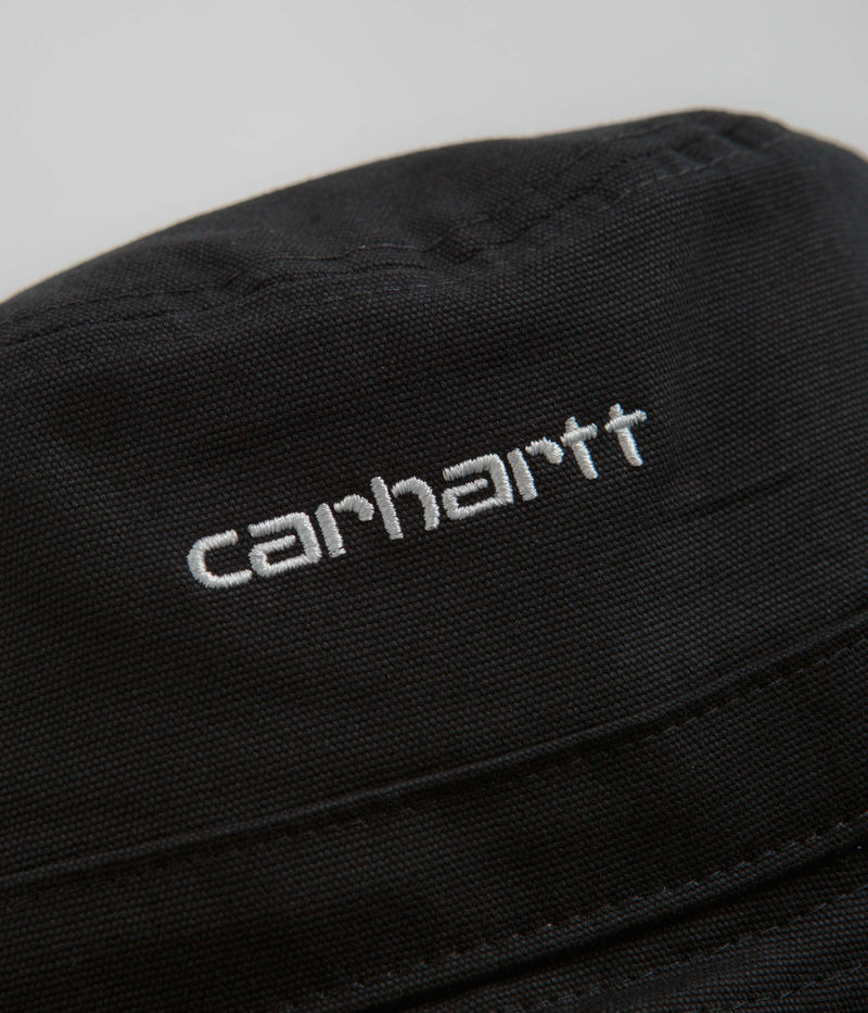 Carhartt Script Bucket Hat in Black and White