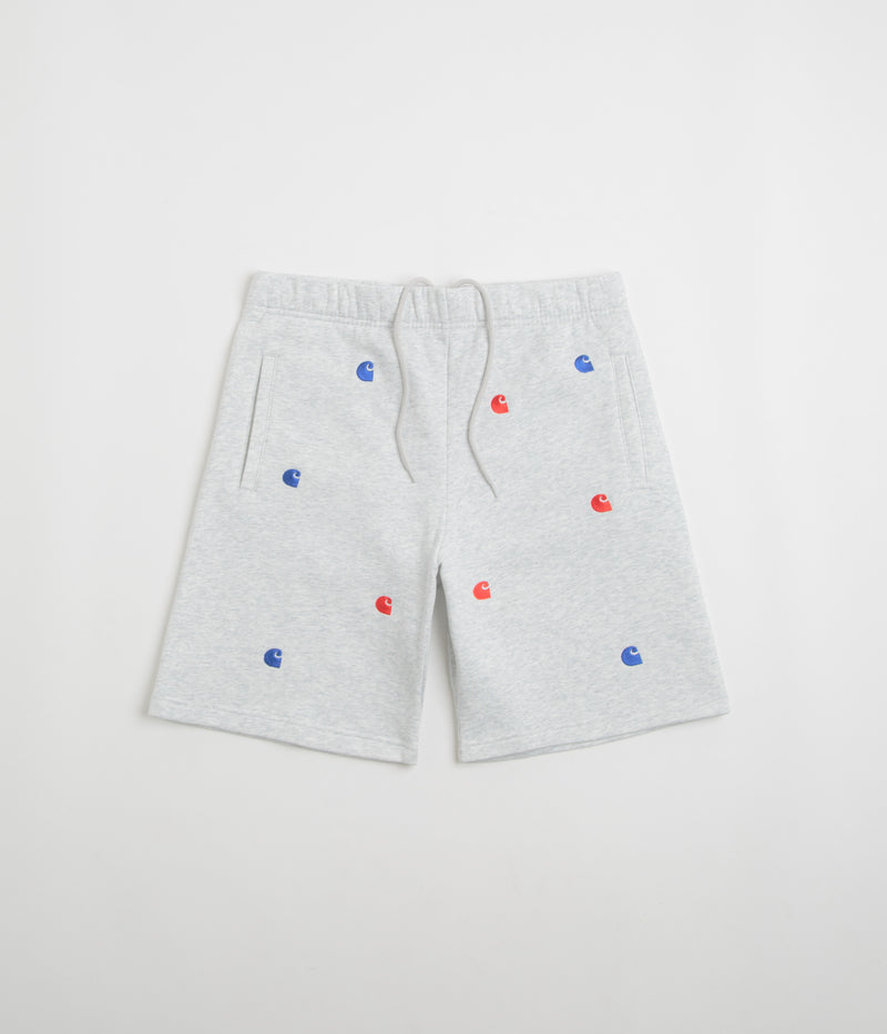 Carhartt Seek Sweat Shorts in Ash Heather
