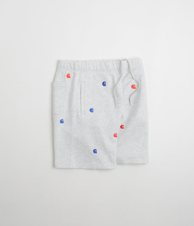 Carhartt Seek Sweat Shorts in Ash Heather