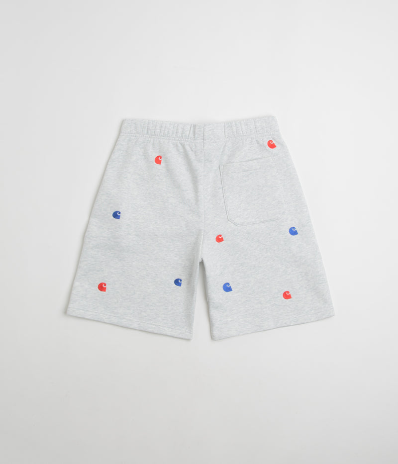 Carhartt Seek Sweat Shorts in Ash Heather