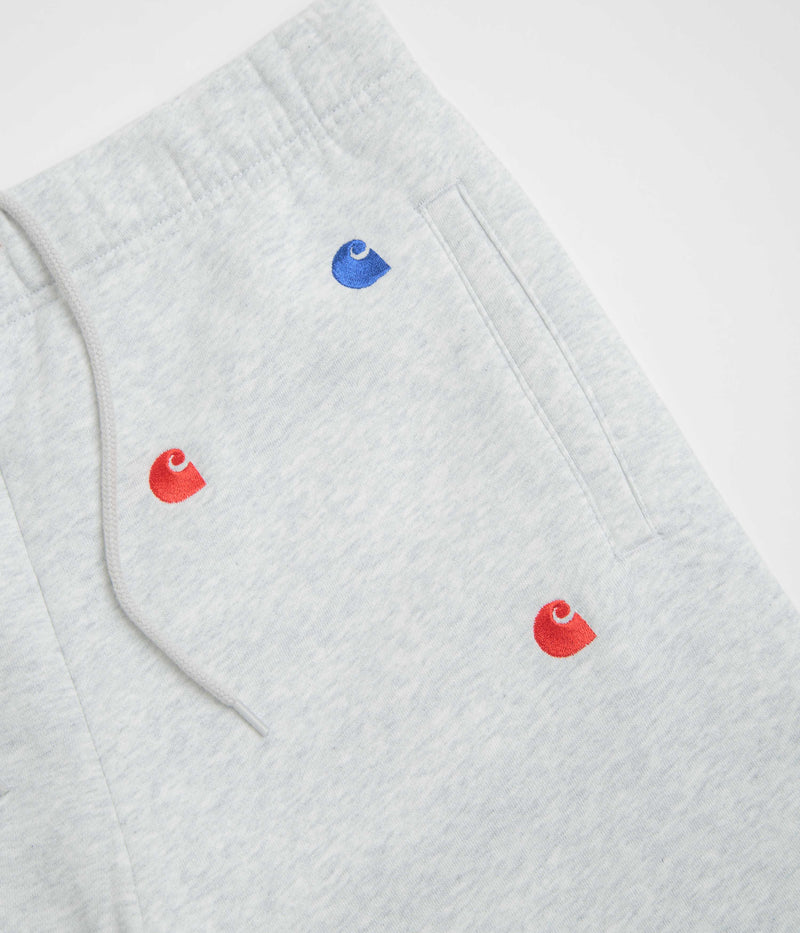 Carhartt Seek Sweat Shorts in Ash Heather
