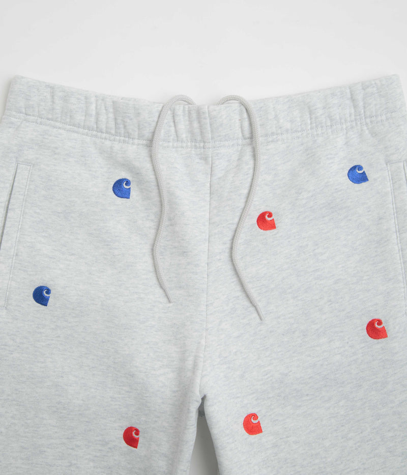 Carhartt Seek Sweat Shorts in Ash Heather