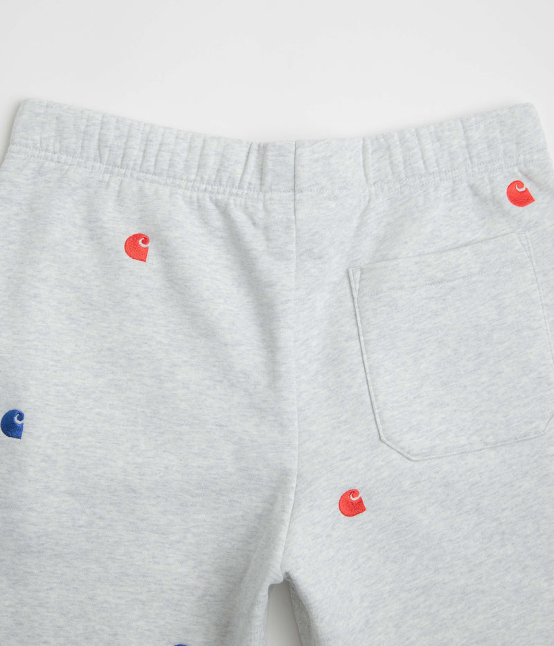 Carhartt Seek Sweat Shorts in Ash Heather