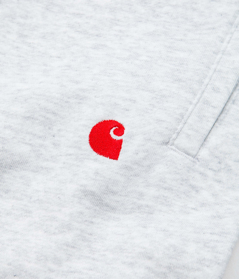 Carhartt Seek Sweat Shorts in Ash Heather