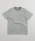 Carhartt Seidler Pocket T-Shirt in Park and White