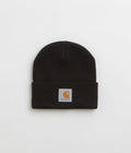Carhartt Short Watch Hat Beanie in Black