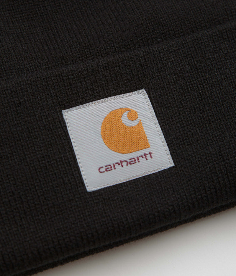 Carhartt Short Watch Hat Beanie in Black