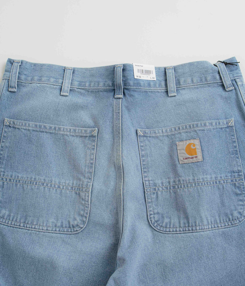 Carhartt Simple Pants in Light True Washed Blue