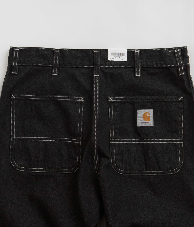 Carhartt Simple Pants in One Wash Black