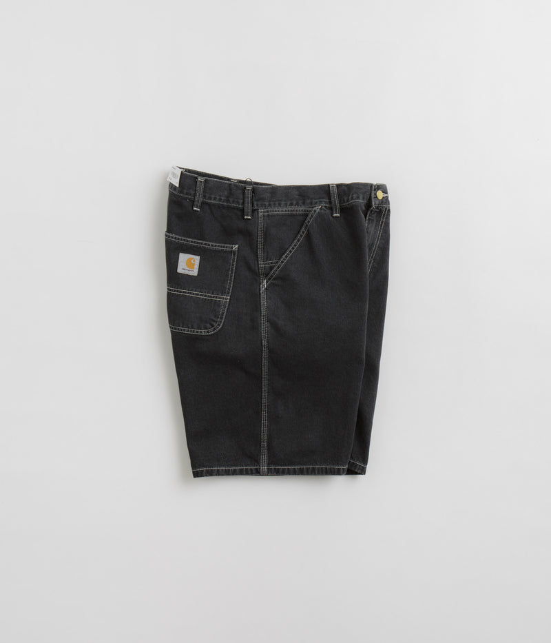 Carhartt Simple Shorts in Heavy Stone Washed Black