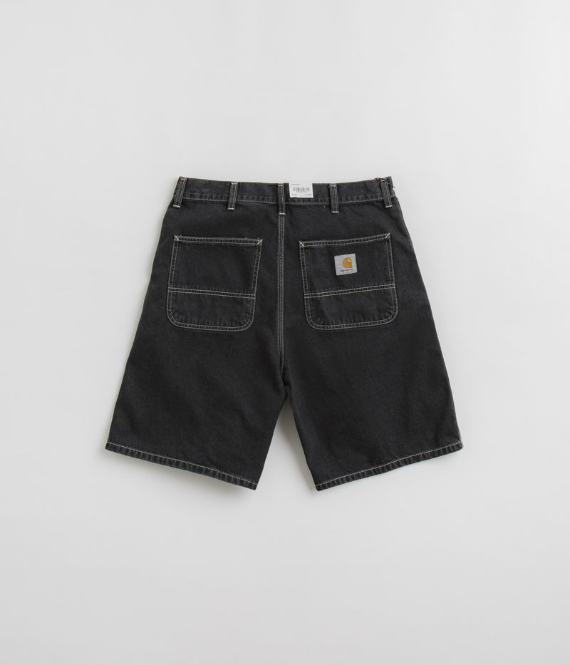 Carhartt Simple Shorts in Heavy Stone Washed Black