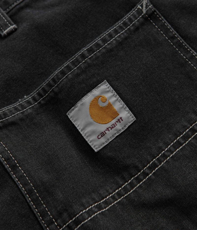 Carhartt Simple Shorts in Heavy Stone Washed Black