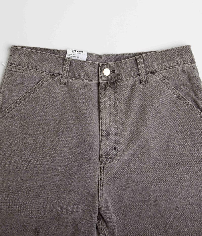 Carhartt Single Knee Shorts in Faded Black