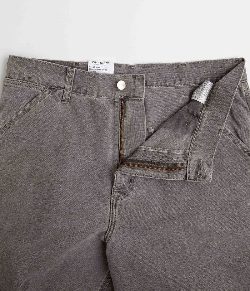 Carhartt Single Knee Shorts in Faded Black