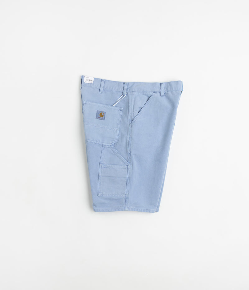 Carhartt Single Knee Shorts in Faded Piscine