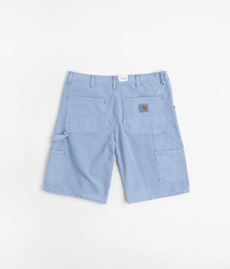Carhartt Single Knee Shorts in Faded Piscine